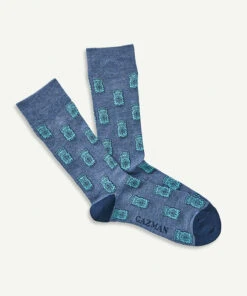 Non Tight Vacation Sock - Denim